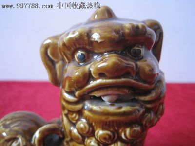 口中含球黄釉瓷狮子,少见品-价格:199元-se15039576-其他收藏品-零售-中国收藏热线